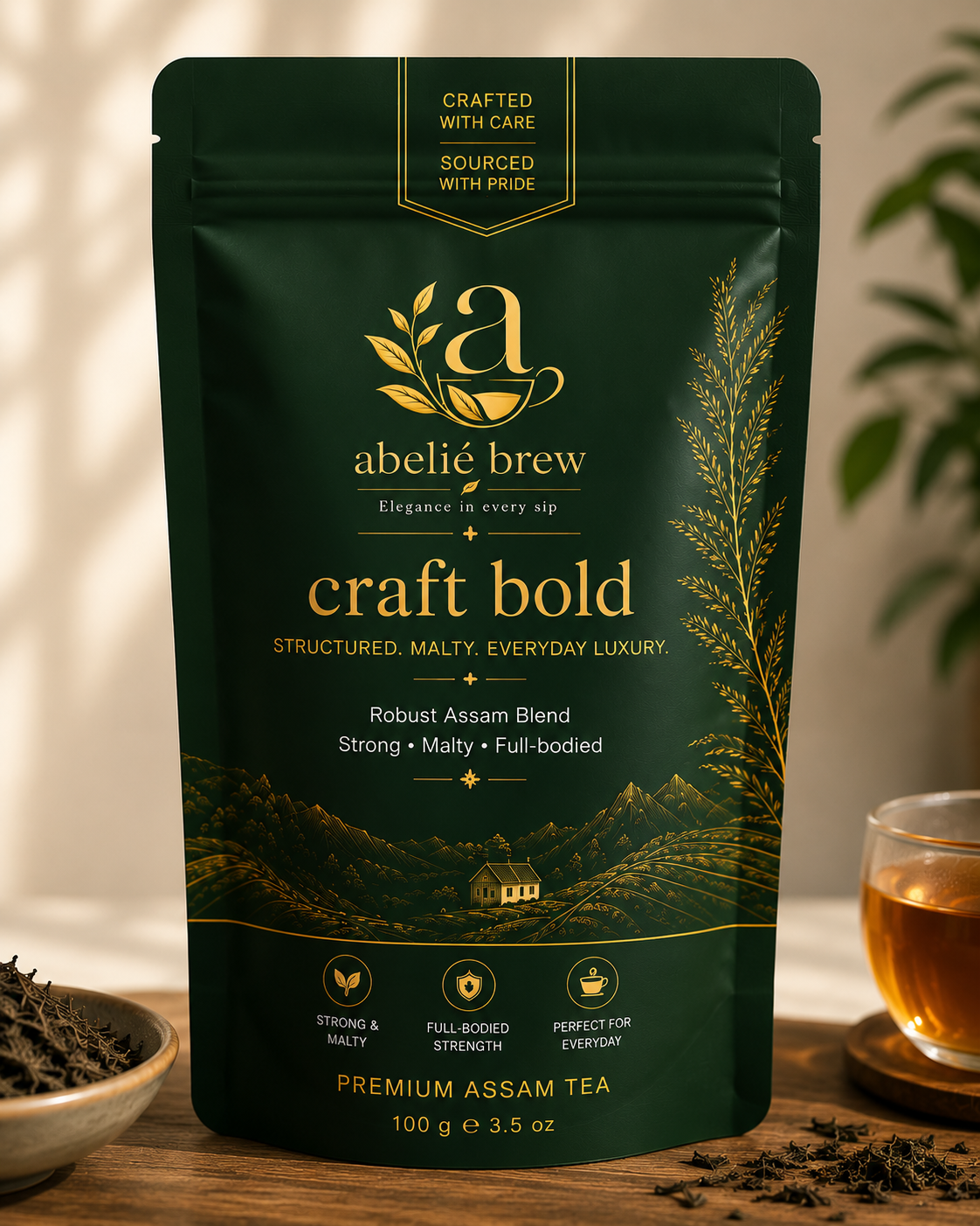 Craft Bold — Structured. Malty. Everyday Luxury.